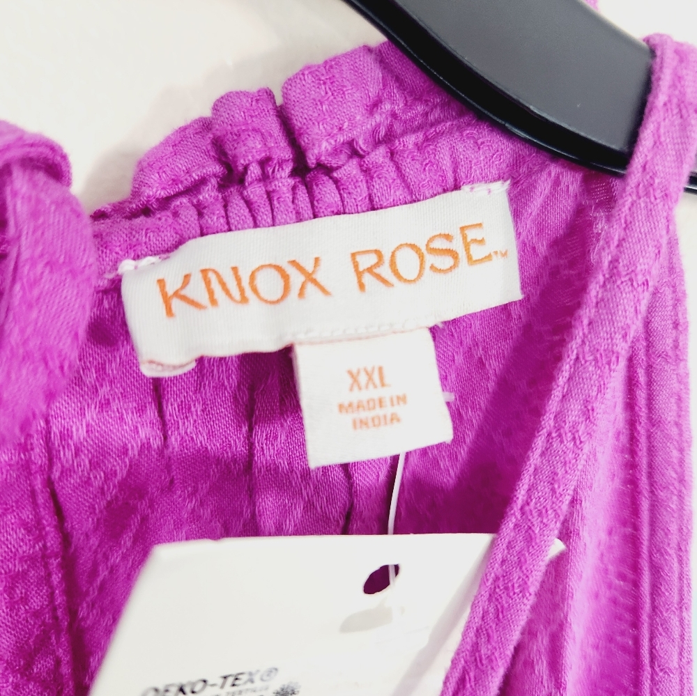 NWT Knox Rose Plus Size Sleeveless Boho Top - Picture 6 of 9